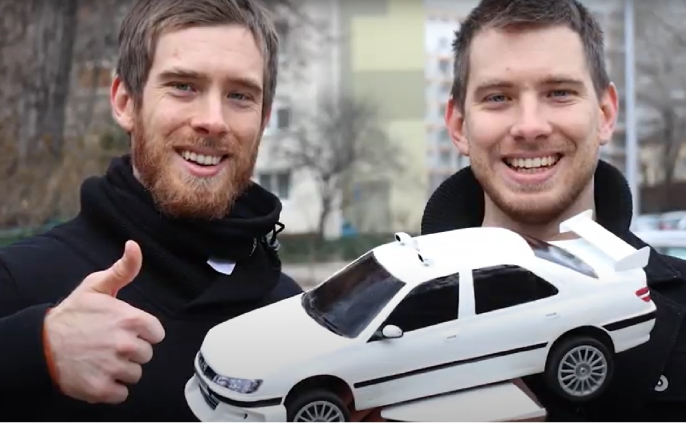 3Dprinted RC Peugeot 406 from TAXI2